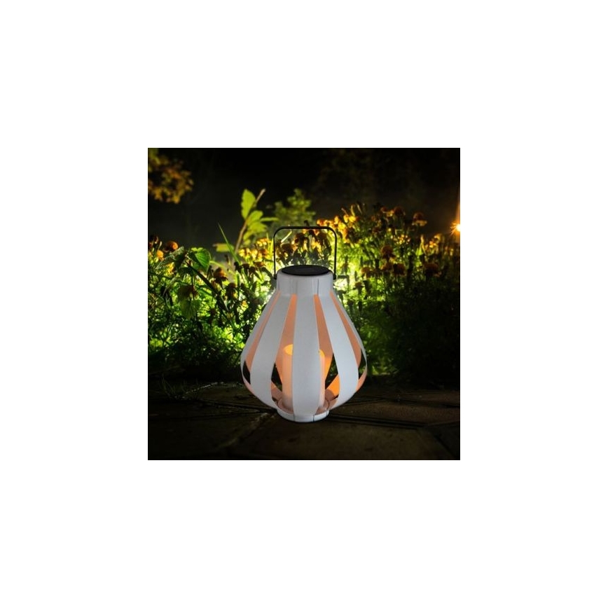 LED solcellelampe ABRO 1xAA/1,2C/300mAh IP44