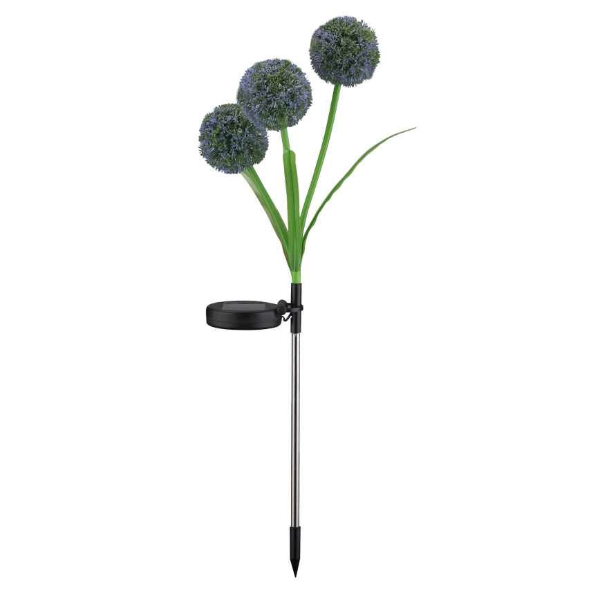 LED solcellelampe ALLIUM LED/1,2V 6500K 600 mAh IP44 sort