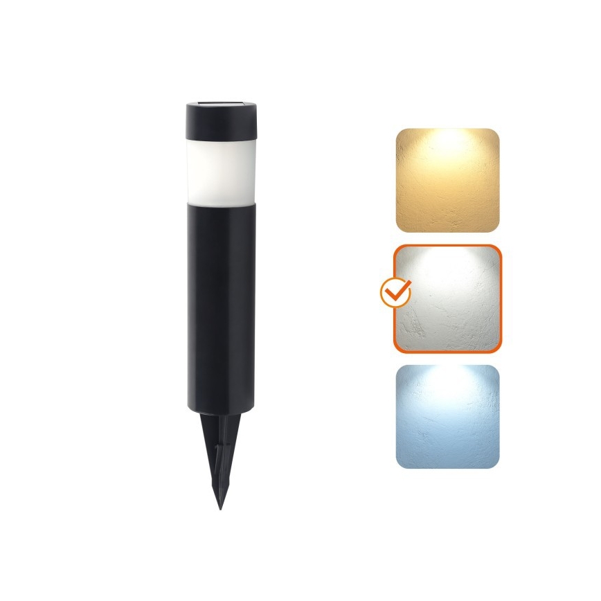 LED solcellelampe AURORA LED/1xAAA 4000K IP44 100 mAh