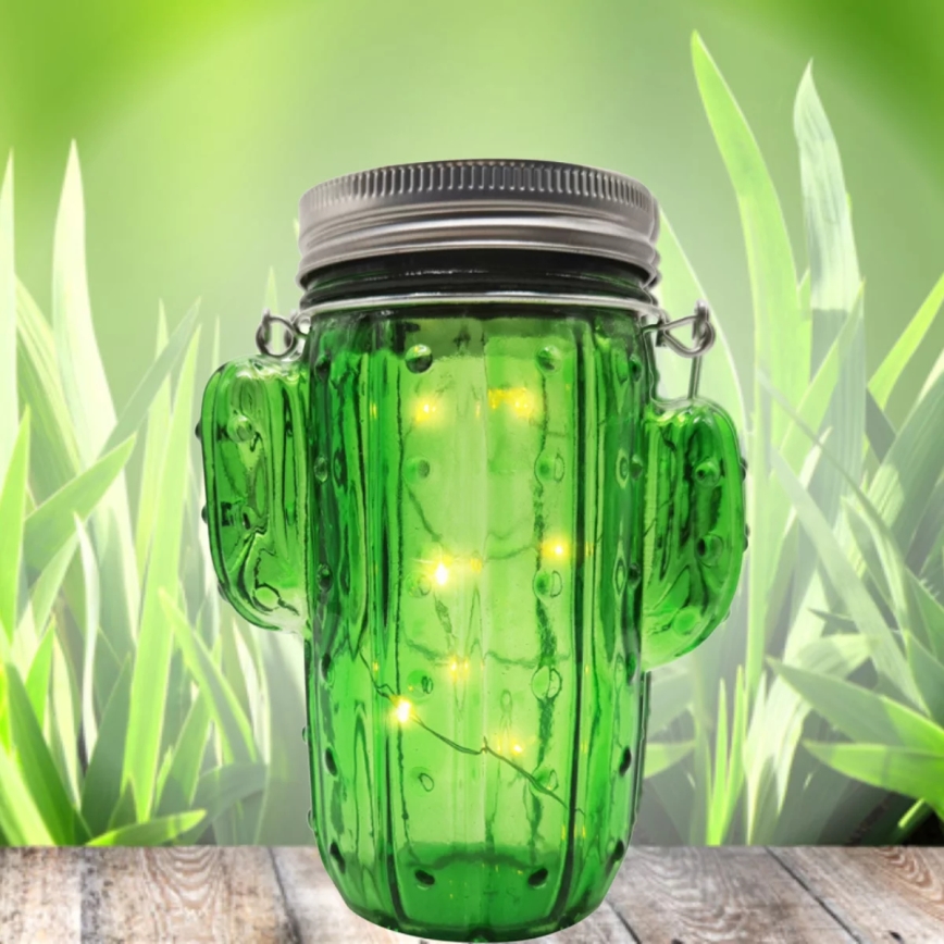 LED solcellelampe CACTUS LED/1,2V IP44