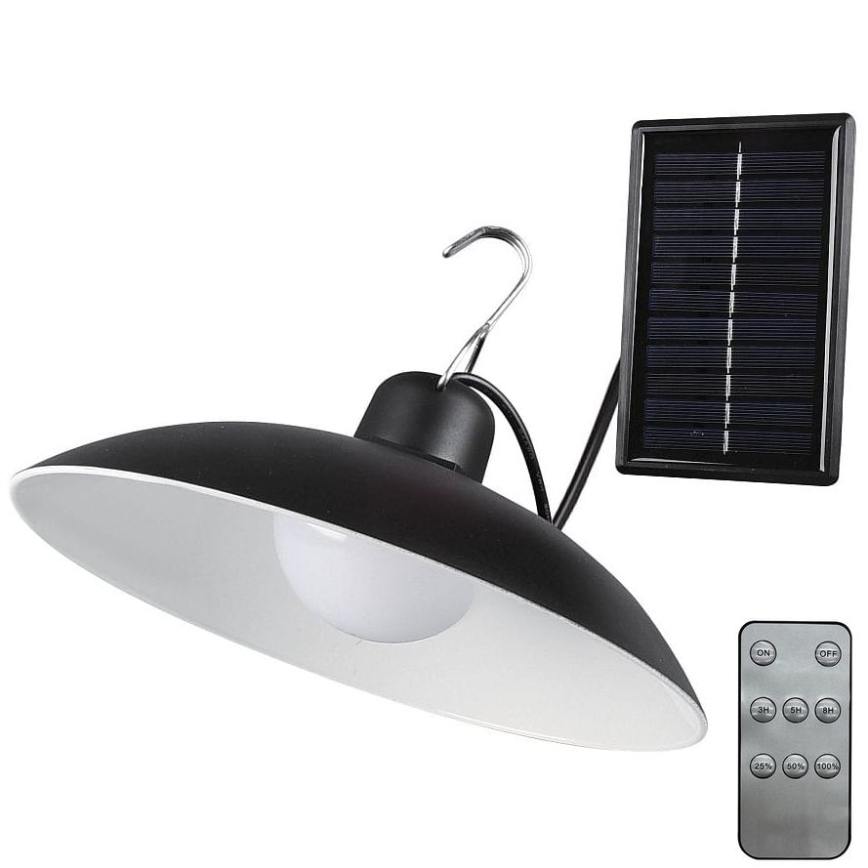 LED solcellelampe CELINA LED/1,8W/3,7V 2400 mAh IP44 + fjernbetjening