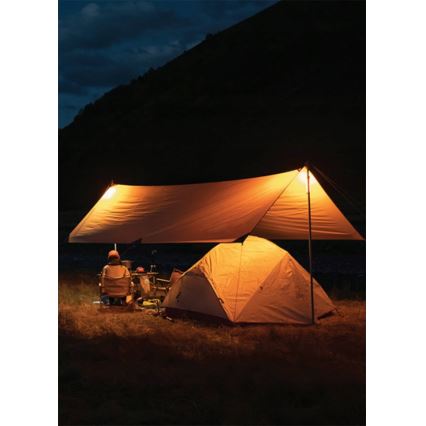 LED solcellelampe CELINA LED/1,8W/3,7V 2400 mAh IP44 + fjernbetjening