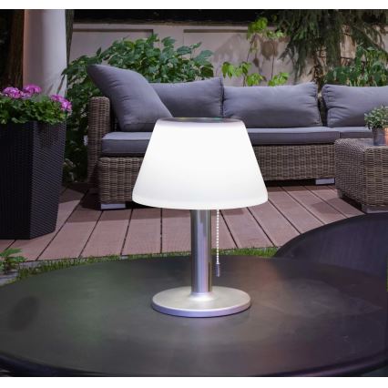 LED solcellelampe dæmpvar VIOLA LED/3,7V 1200 mAh IP44