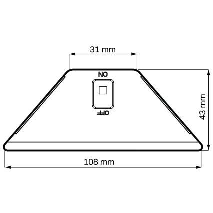 LED solcellelampe ELI LED/4,5W/3,7V 500 mAh IP44 sort