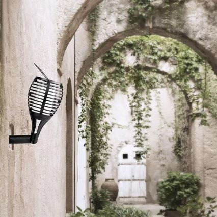 LED solcellelampe FLAME 4 i 1 LED/0,45W/3,7V IP44 500 mAh