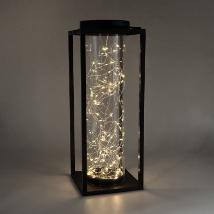 LED solcellelampe GLAMOUR LED/1,2V 600 mAh IP44 sort