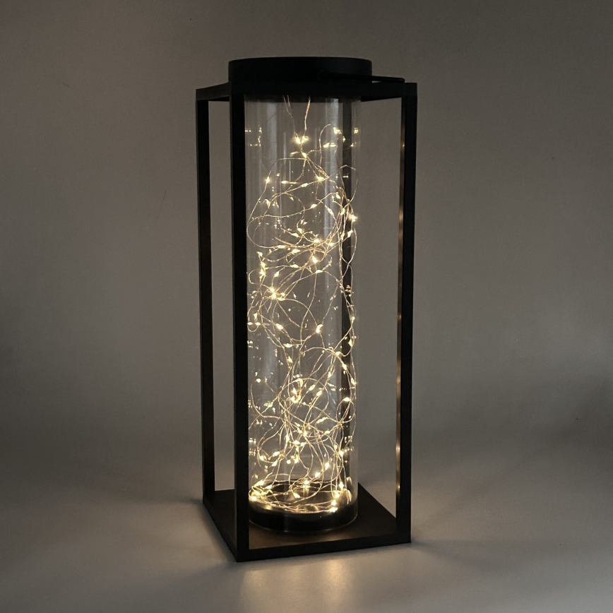 LED solcellelampe GLAMOUR LED/1,2V 600 mAh IP44 sort