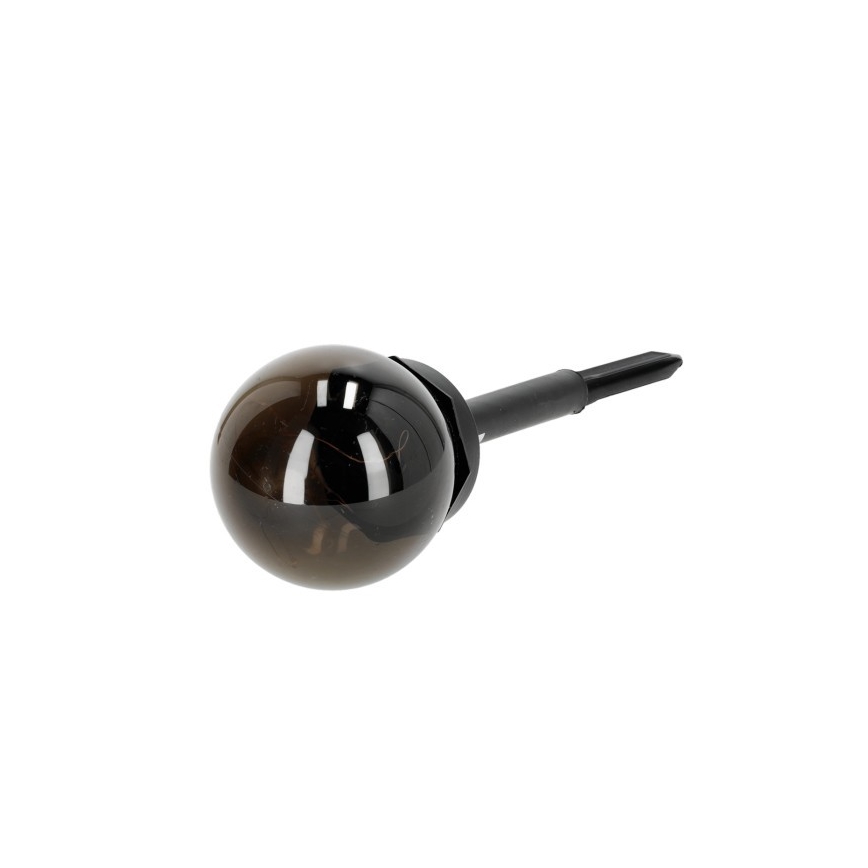 LED-solcellelampe GLEAM LED/1,2V 3000K IP44 40 mAh røgfarvet/sort