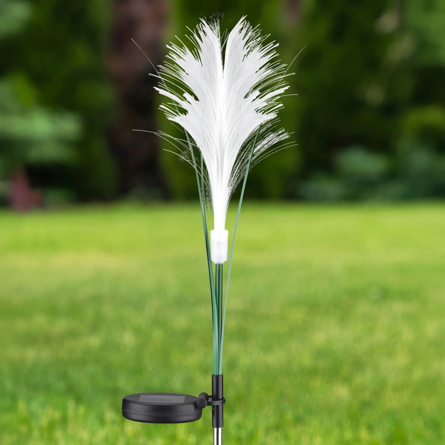 LED solcellelampe GRASS LED/1,2V 3000K 600 mAh IP44 sort