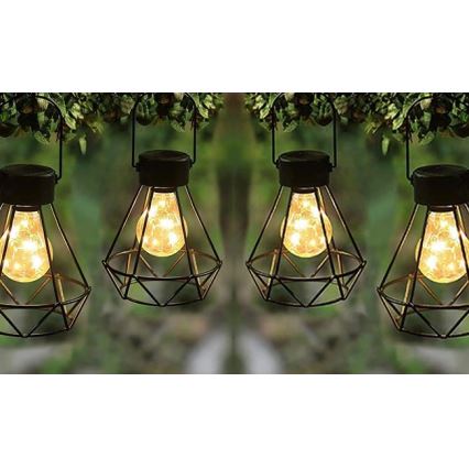 LED Solcelleophængt lampe LED/0,1W/1,2V 600 mAh pr. 13 cm