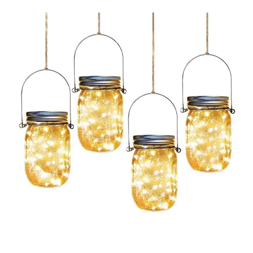 LED solcellelampe JAR LED/1,2V 600 mAh IP44