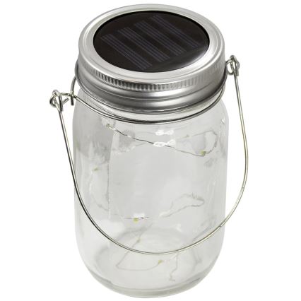 LED solcellelampe JAR LED/1,2V 600 mAh IP44