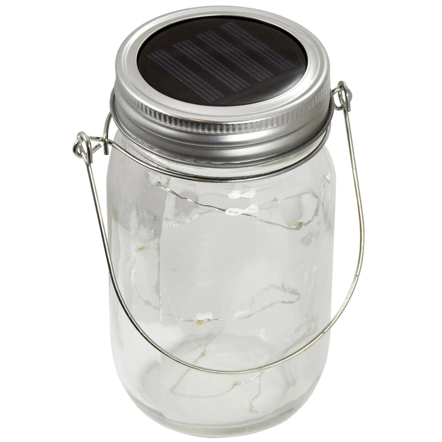 LED solcellelampe JAR LED/1,2V 600 mAh IP44