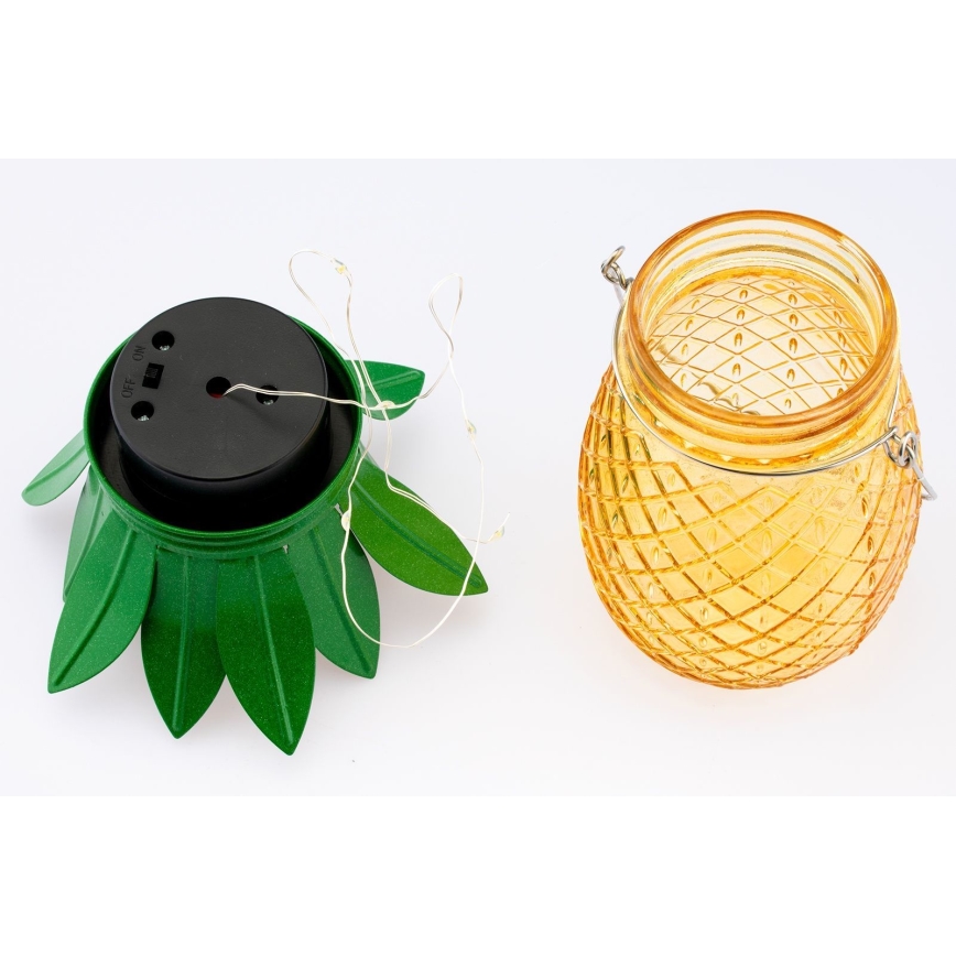 LED solcellelampe JAR LED/1,2V IP44 ananas
