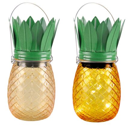 LED solcellelampe JAR LED/1,2V IP44 ananas