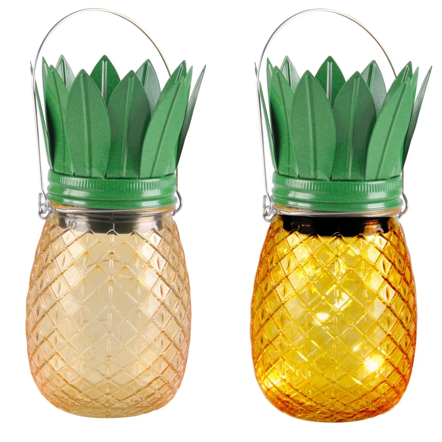 LED solcellelampe JAR LED/1,2V IP44 ananas