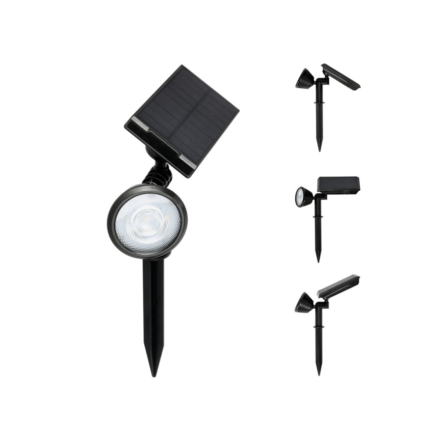 LED-solcellelampe LANCE LED/3,7V 6000K IP44 1500 mAh