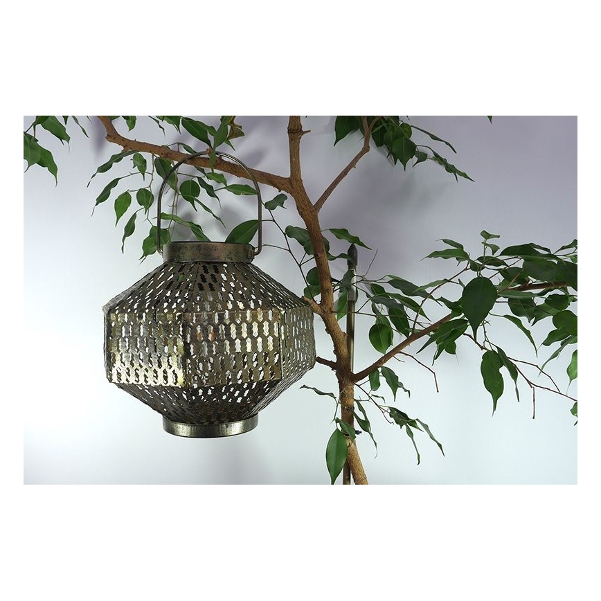 LED solcellelampe LAURA 1xE27/1,2V IP44