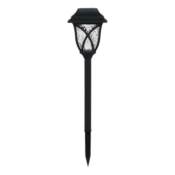 LED solcellelampe LAWN LED/1,2V 100 mAh 3000K 44 cm IP44 sort