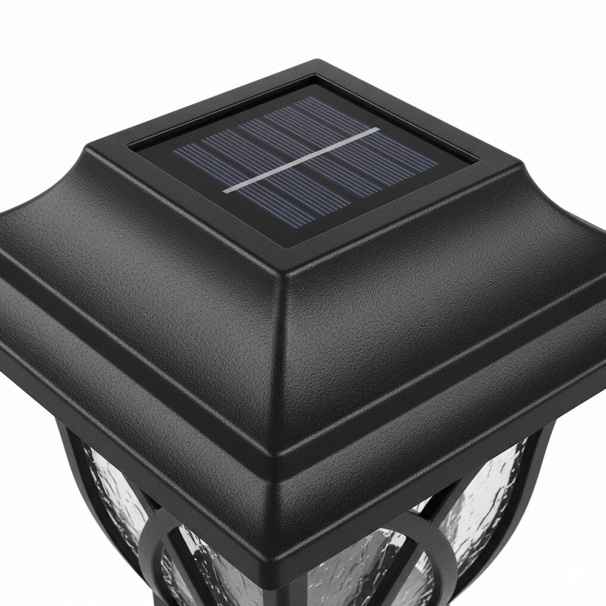LED solcellelampe LAWN LED/1,2V 100 mAh 3000K 44 cm IP44 sort