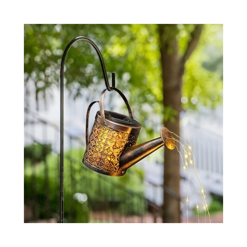 LED solcellelampe LED/0,06W/1,2V 1xAA 2700K IP44 300 mAh