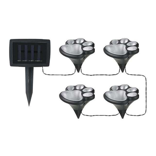 LED solcellelampe LED/0,14W/2V 600 mAh IP44 tlapky