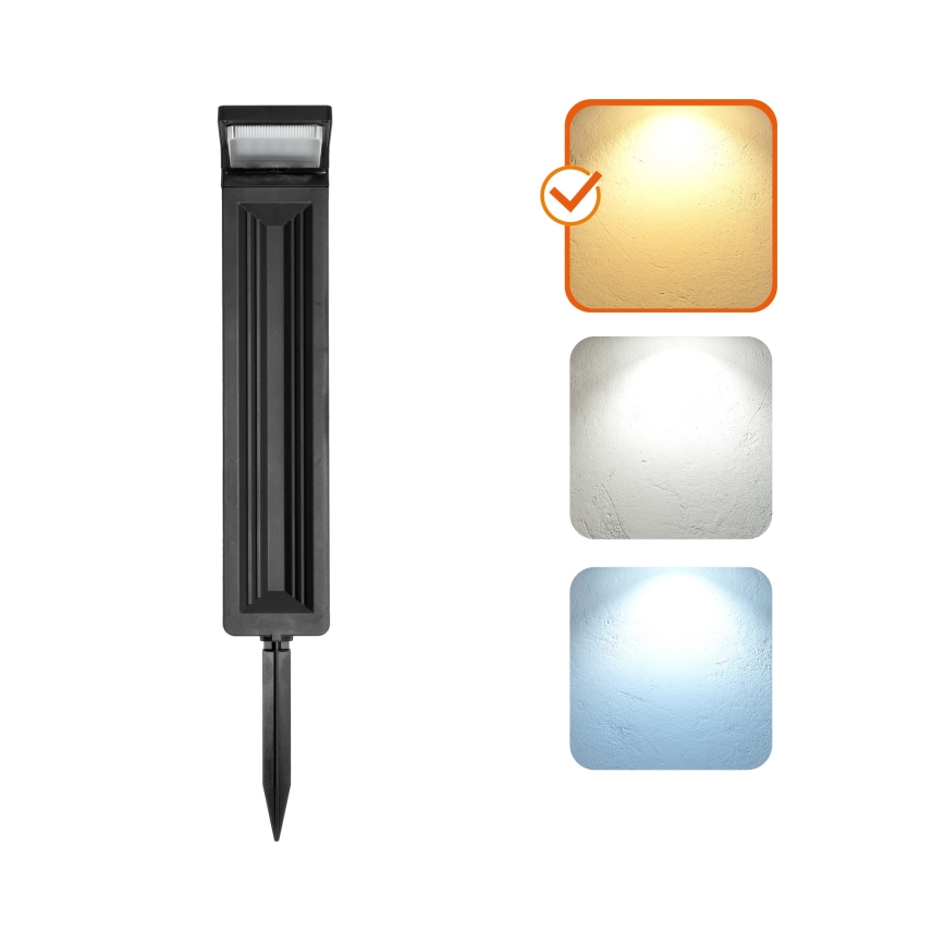 LED solcellelampe LED/0,2W/3,7V 6500K IP44