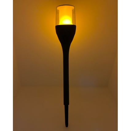 LED solcellelampe LED/1,2 V 800 mAh IP44 sort