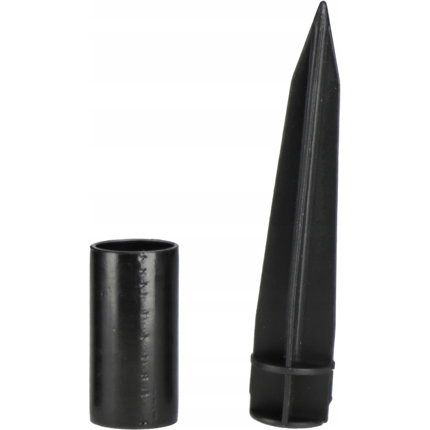 LED solcellelampe LED/1,2V 6500K 200 mAh Ø 15 cm IP44 hvid/sort