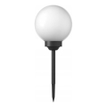LED-solcellelampe LED/1,2V 6500K 200 mAh Ø 20 cm IP44 hvid/sort