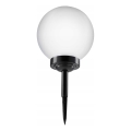 LED-solcellelampe LED/1,2V 6500K 200 mAh Ø 25 cm IP44 hvid/sort