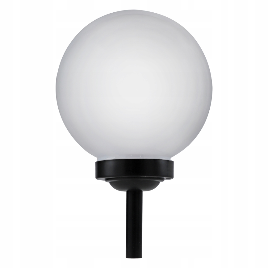 LED-solcellelampe LED/1,2V 6500K 200 mAh Ø 25 cm IP44 hvid/sort