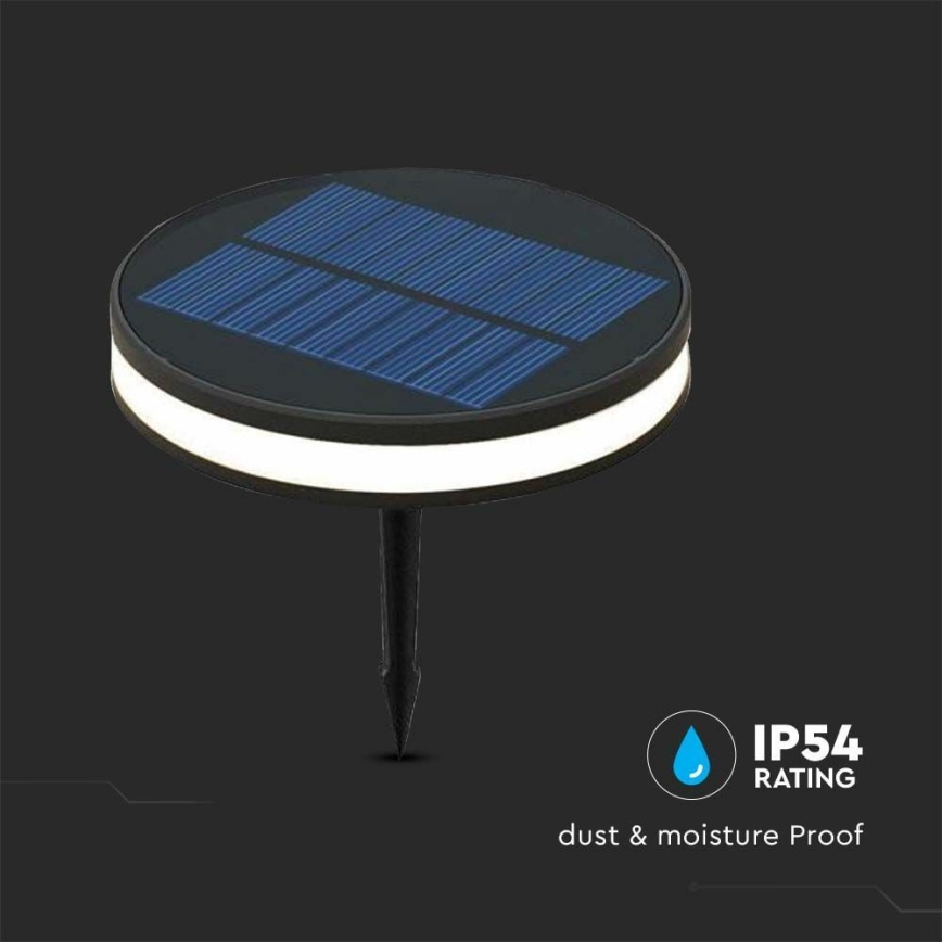LED solcellelampe LED/1,8W/3,7V IP54 3000K