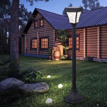 LED solcellelampe LED/2W/230V 93 cm 3000/6000K IP65 2200 mAh