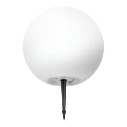LED solcellelampe m. RGB-farver dæmpbar GARDEN BALL LED/5W/3,7V 3000K IP54 2200 mAh diameter 30 cm + fjernbetjening