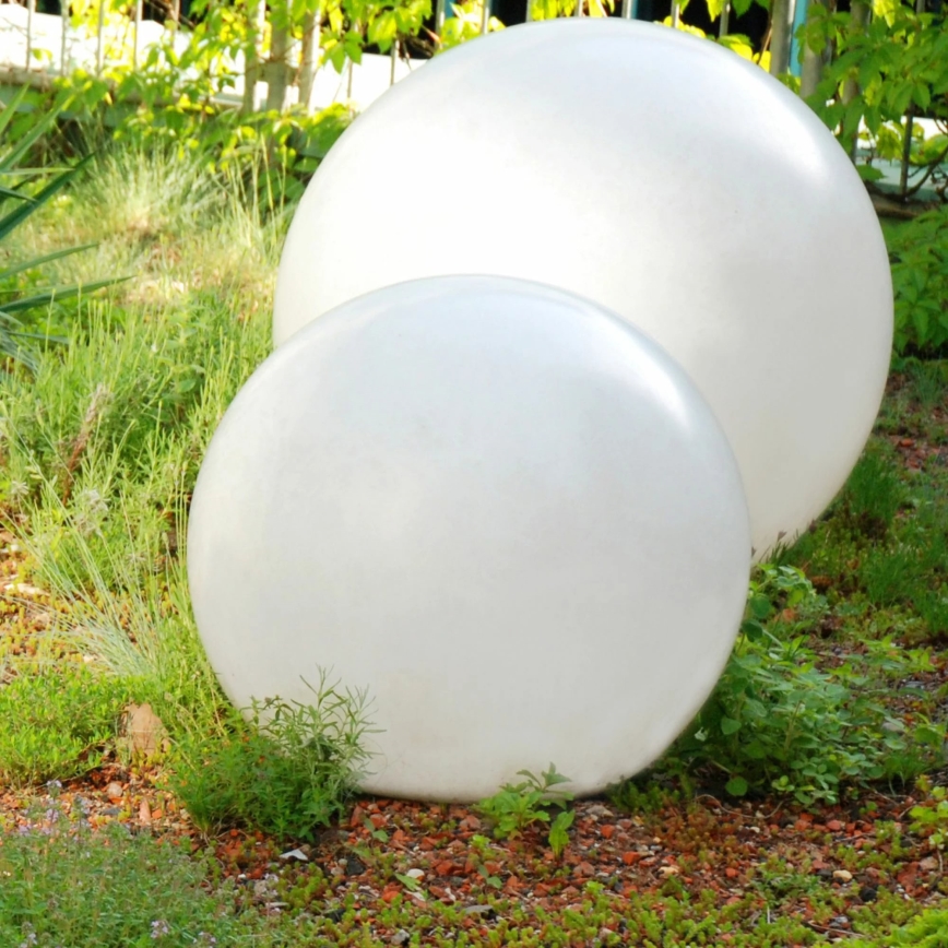 LED solcellelampe m. RGBW-farver BALL LED/3,2V 500 mAh diameter 20 cm IP65 + fjernbetjening