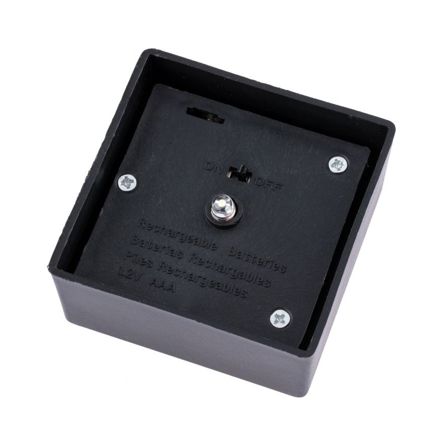 LED solcellelampe MARTIN LED/1,2V 150 mAh IP44 sort