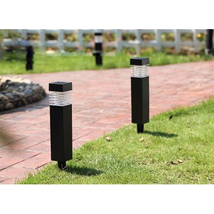 LED solcellelampe MARTIN LED/1,2V 150 mAh IP44 sort