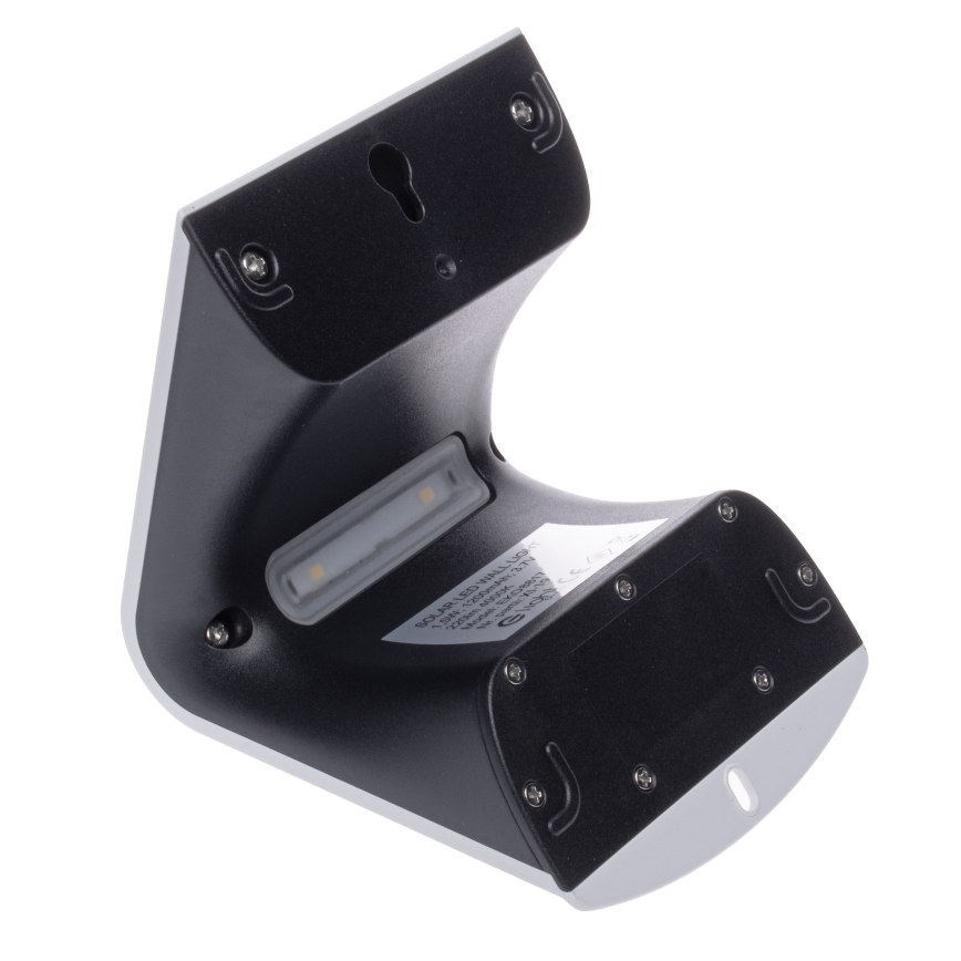 LED solcellelampe med bevægelses- og skumringssensor LED/1,5W/1200 mAh 3,7V IP65
