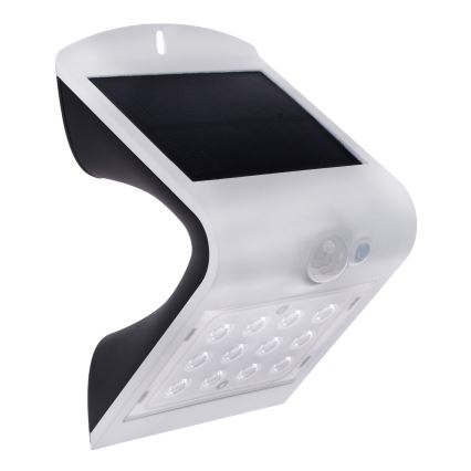 LED solcellelampe med bevægelses- og skumringssensor LED/1,5W/1200 mAh 3,7V IP65