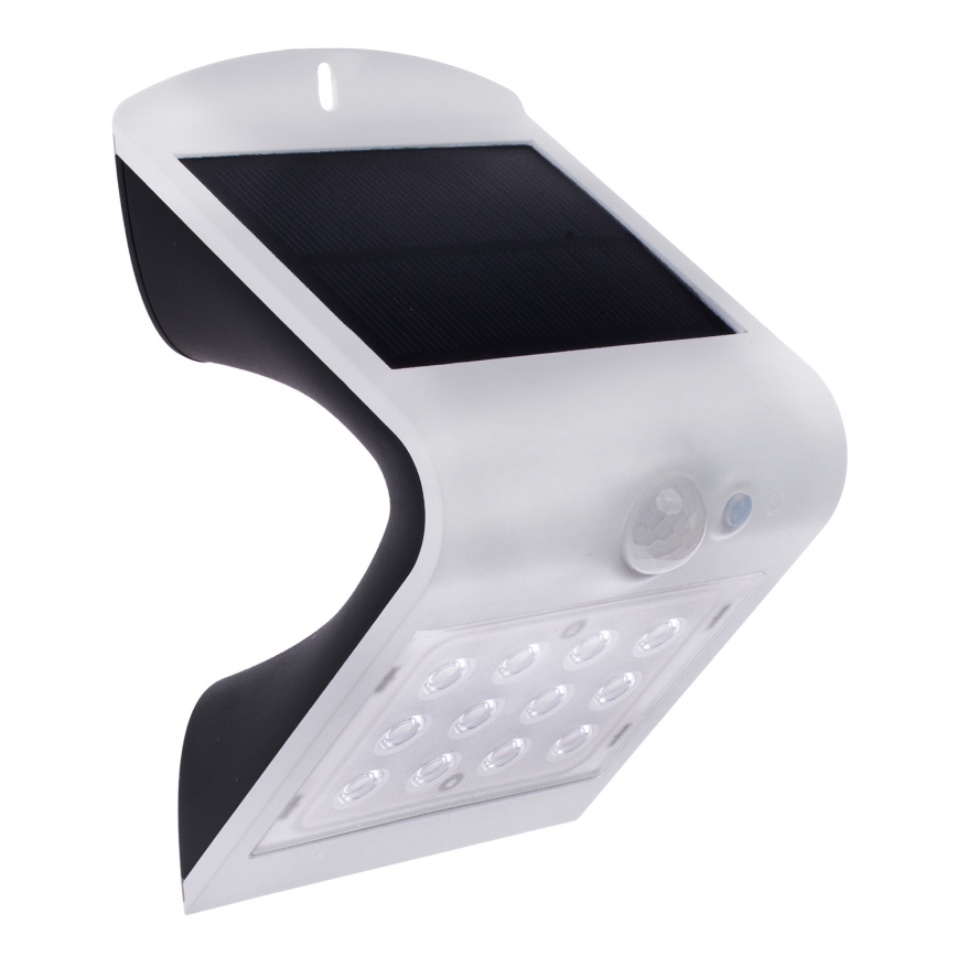 LED solcellelampe med bevægelses- og skumringssensor LED/1,5W/1200 mAh 3,7V IP65