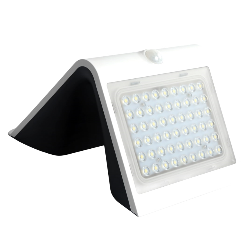 LED solcellelampe med bevægelses- og skumringssensor LED/3,2W/2000 mAh 3,7V IP65
