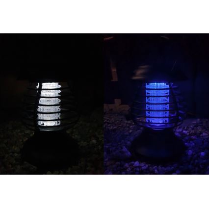 LED solcellelampe med insektfanger LED/1,2V 600 mAh IP44