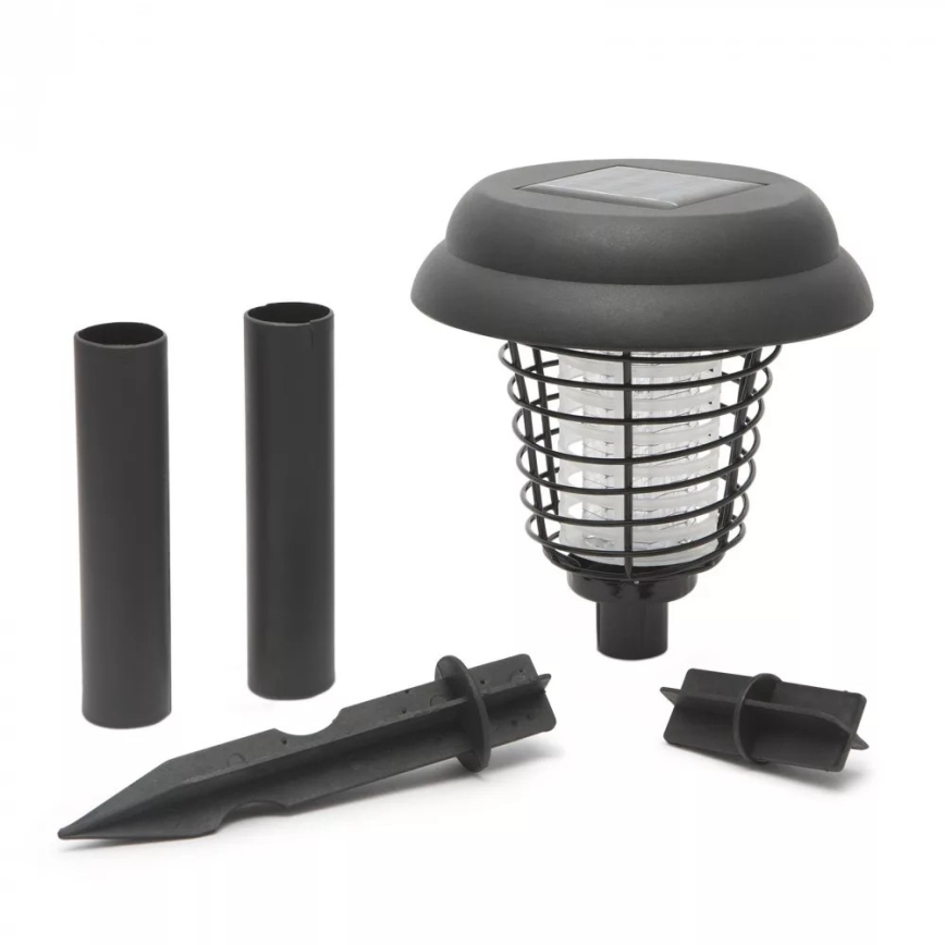 LED solcellelampe med insektfælde 1xLED