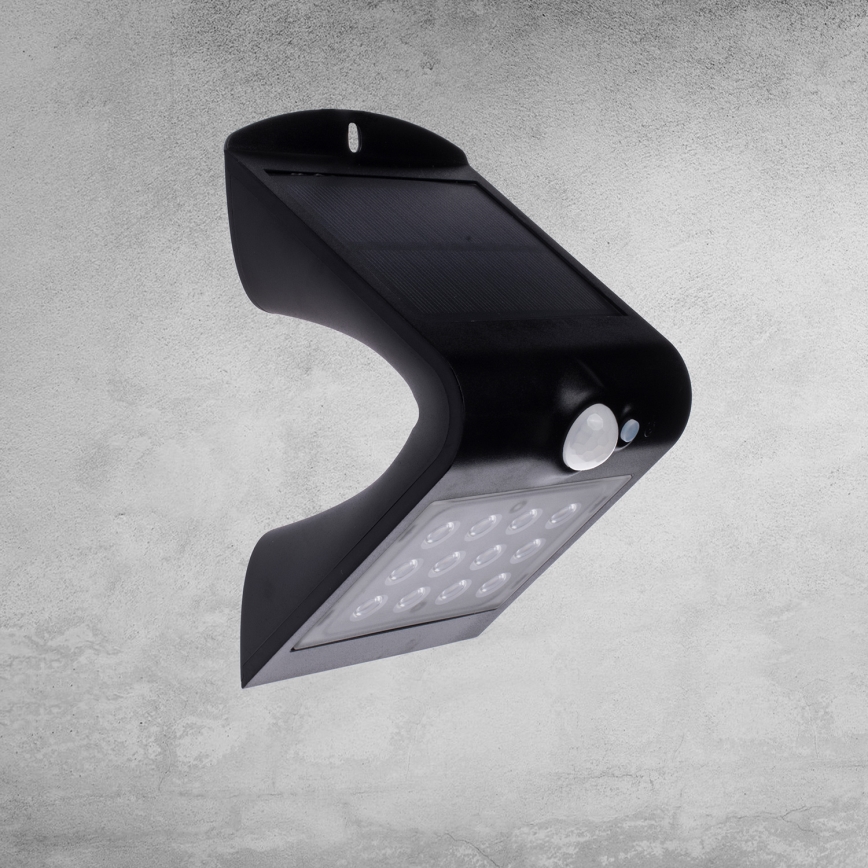 LED solcellelampe med motion sensor LED/1,5W/1200 mAh 3,7V IP65
