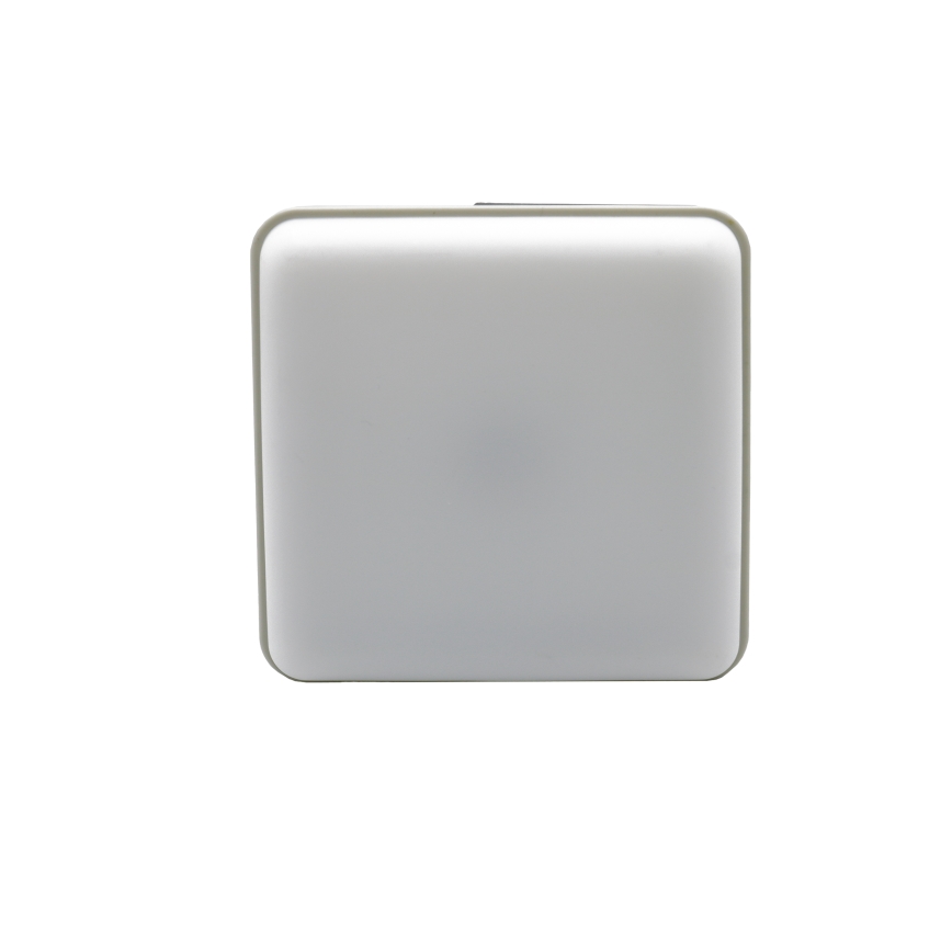 Soldrevet LED lampe m. powerbank-funktion dæmpbar og genopladelig LED/1W/5,5V 8000K IPX4 1200 mAh grå