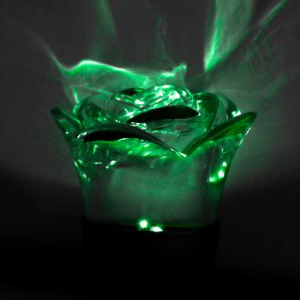LED solcellelampe med RGB-farver ROSE LED/1,2V 100 mAh IP44