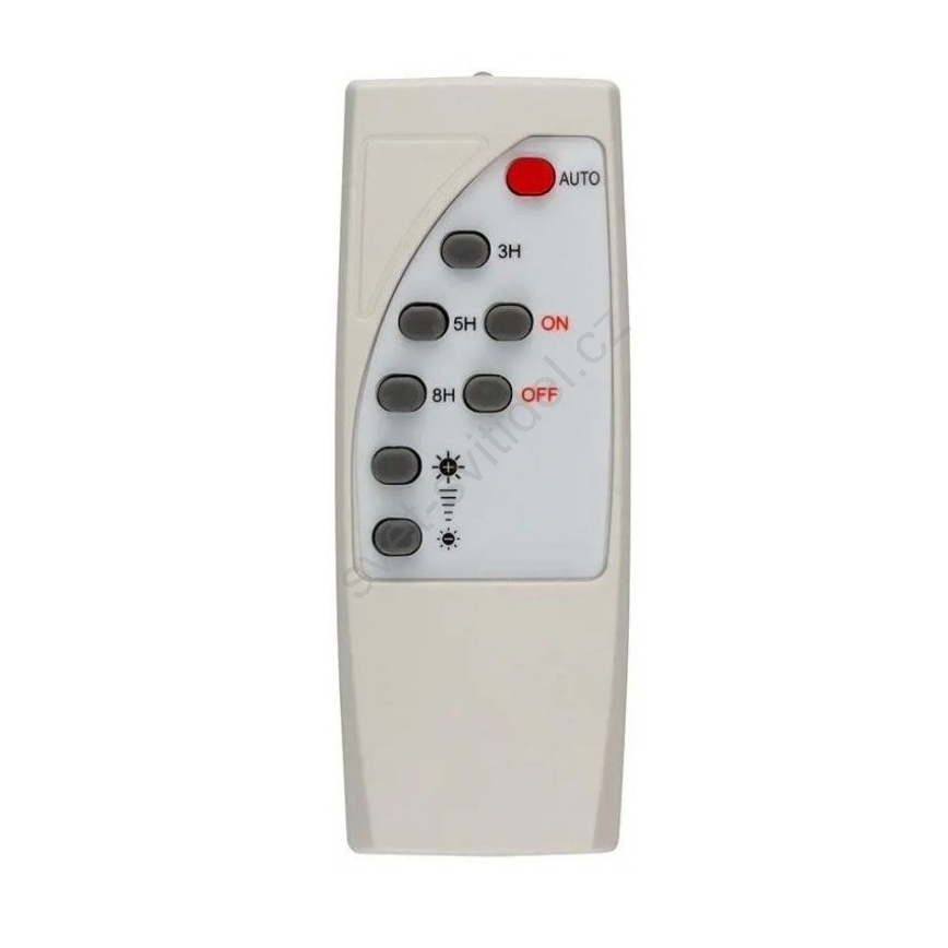 LED Dæmpbar Solcelle Gadelampe SAMSUNG CHIP LED/50W/6,4V 4000K IP65 30000 mAh + fjernbetjening