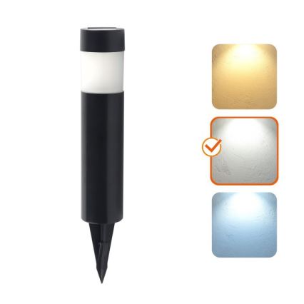 LED solcellelampe med sensor AURORA LED/1xAAA 4000K IP44 100 mAh