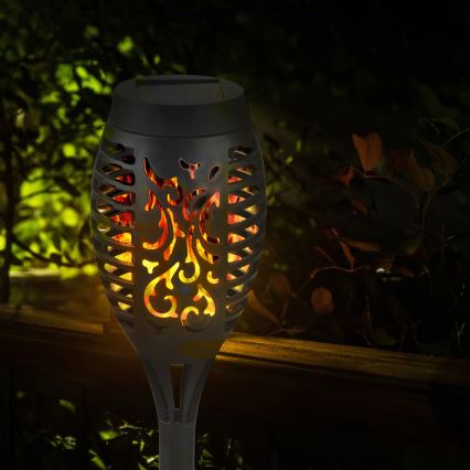 LED solcellelampe med sensor FUEGO LED/1,2V 200 mAh IP44